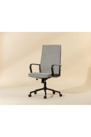 Modern European furniture - Gray High-Back Office Chair - www.oroa.com