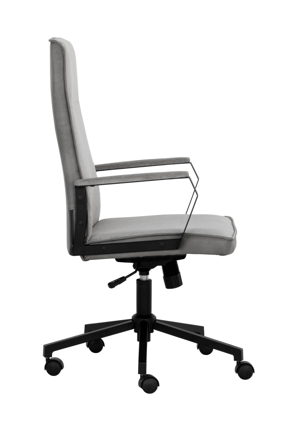 Modern European furniture - Gray High-Back Office Chair - www.oroa.com