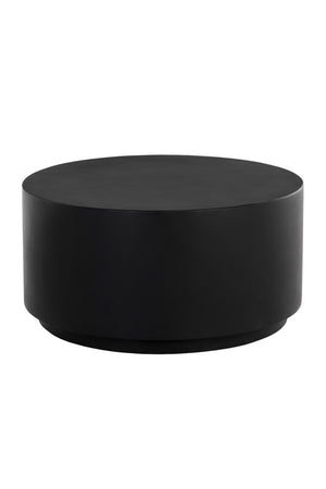 Black Cylindrical Indoor/Outdoor Coffee Table | Splendido Rubin | Oroa.com