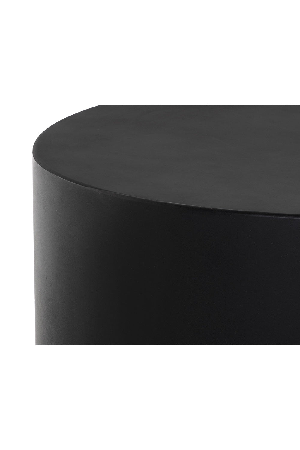 Black Cylindrical Indoor/Outdoor Coffee Table | Splendido Rubin | Oroa.com