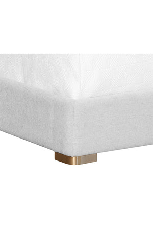 Modern European furniture - Tufted Headboard King Bed - www.oroa.com