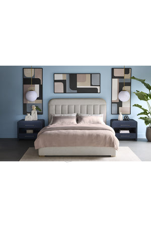 Modern European furniture - Tufted Headboard King Bed - www.oroa.com