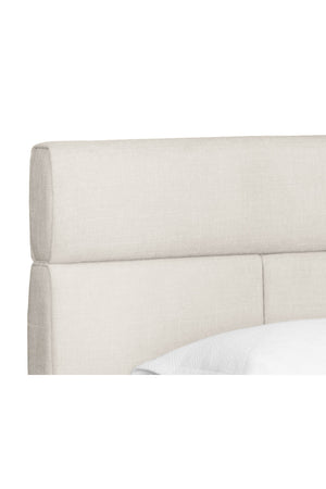 Modern European furniture - Tufted Cream King Bed - www.oroa.com