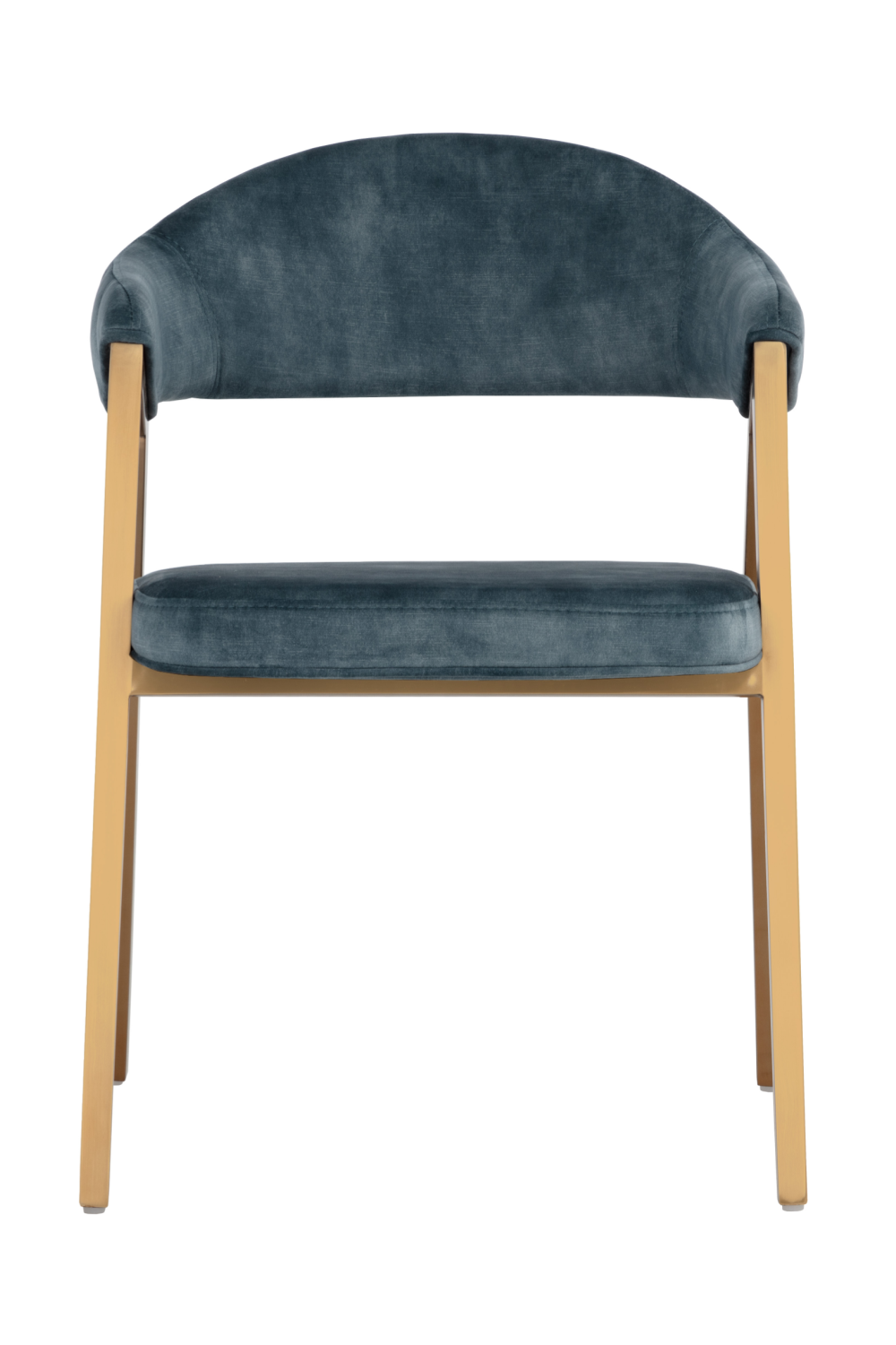   Modern European furniture - Blue Channeled Back Dining Armchair - www.oroa.com | Oroa.com