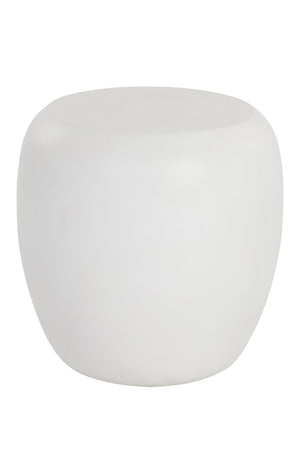   Modern European furniture - White Concrete Indoor/Outdoor End Table - www.oroa.com | Oroa.com