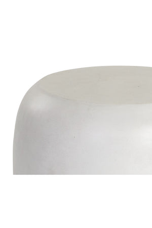   Modern European furniture - White Concrete Indoor/Outdoor End Table - www.oroa.com | Oroa.com
