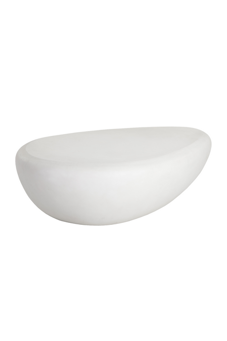 Modern European furniture - White Organic-Shaped Indoor/Outdoor Coffee Table L - www.oroa.com