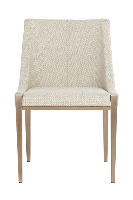 Modern European furniture - Fabric Upholstered Dining Chair - www.oroa.com