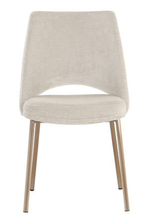   Cutout-Back Fabric Dining Chairs (2) | Oroa.com