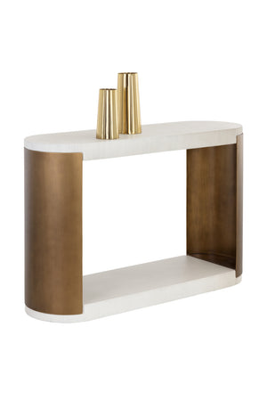 Modern European furniture - White Concrete Console Table - www.oroa.com