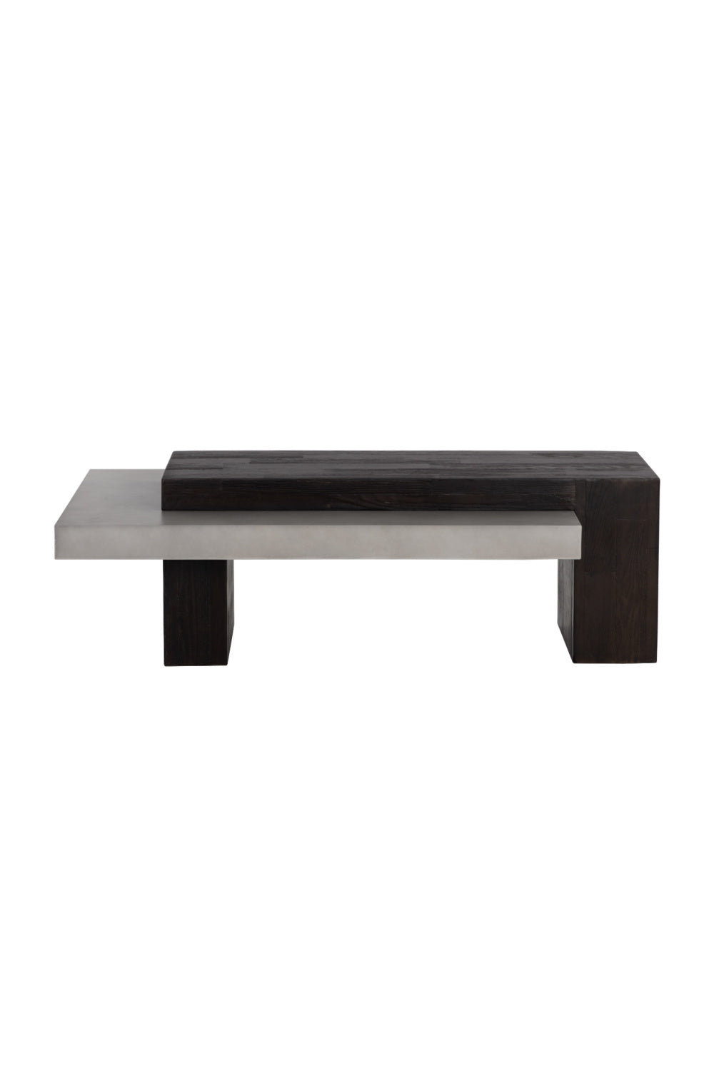 Modern European furniture - Rectangular Timber-Effect Indoor/Outdoor Coffee Table - www.oroa.com