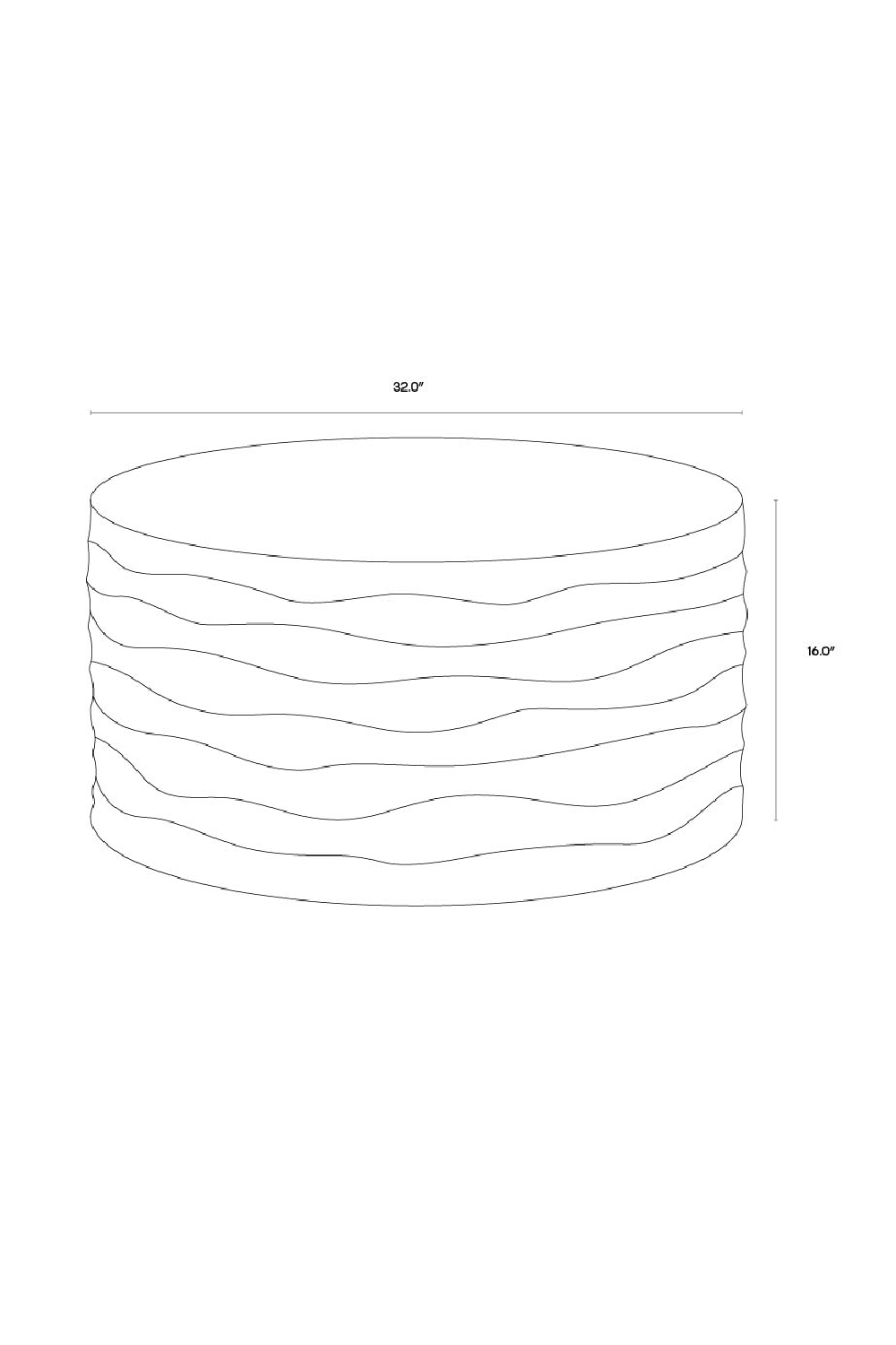   Modern European furniture - Hand-Sculpted Concrete Coffee Table - www.oroa.com | Oroa.com