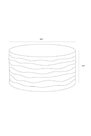   Modern European furniture - Hand-Sculpted Concrete Coffee Table - www.oroa.com | Oroa.com