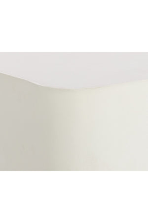 Modern European furniture - White Freeform Outdoor End Table L - www.oroa.com