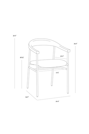   Modern European furniture - Rubberwood Back Dining Chair - www.oroa.com | Oroa.com