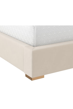 Modern European furniture - Taupe Hexagonal-Tufted King Bed - www.oroa.com