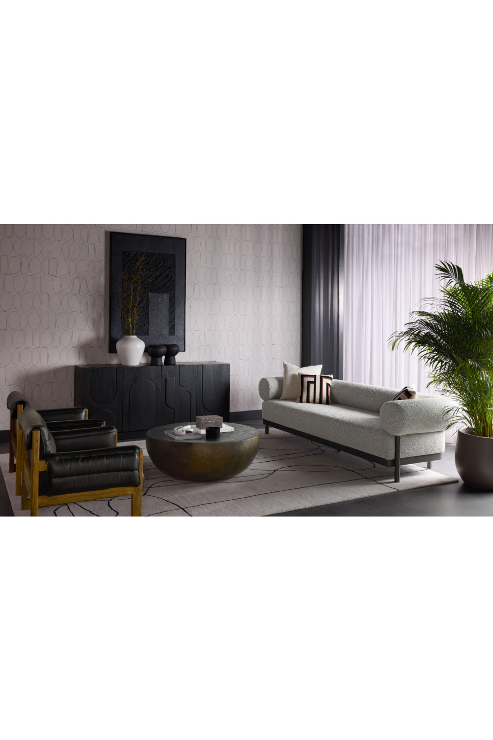   Modern European furniture - Round Antique Bronze Coffee Table - www.oroa.com | Oroa.com