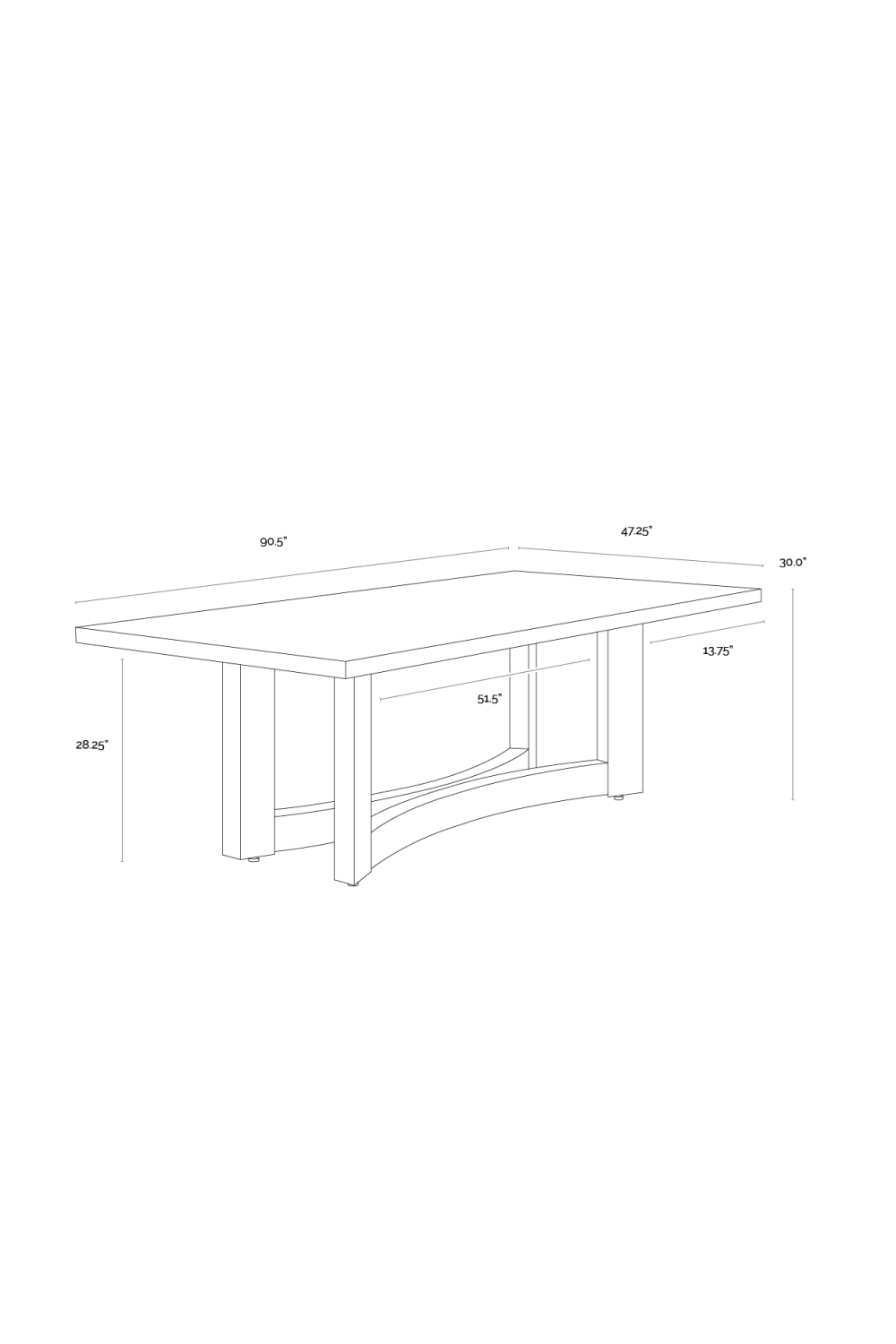   Modern European furniture - Light Washed Oak Dining Table  - www.oroa.com | Oroa.com