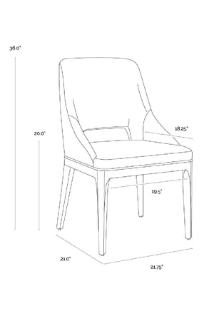   Modern European furniture - Cutout Design Dining Chair - www.oroa.com | Oroa.com