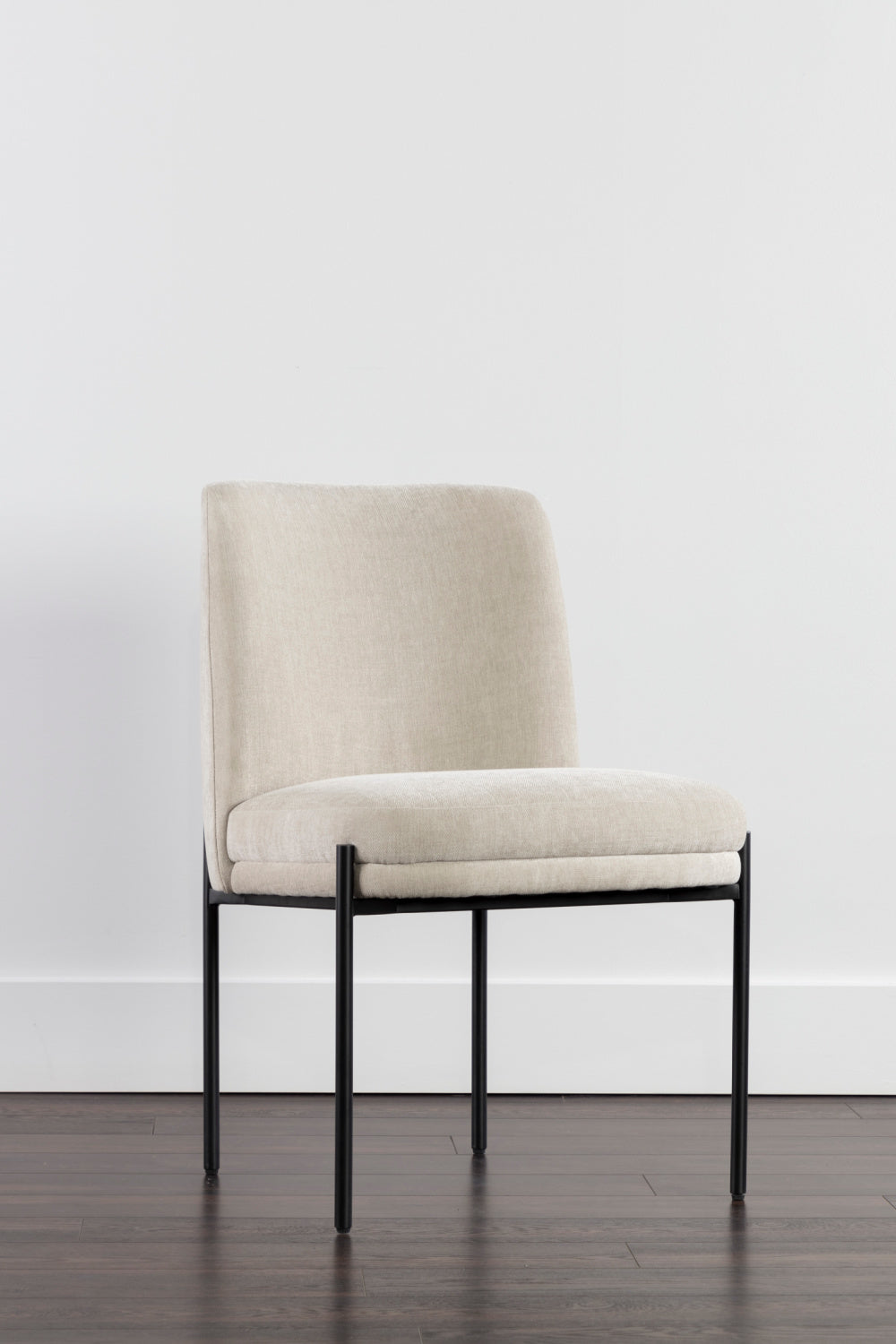 Modern European furniture - Textured Fabric Dining Chair - www.oroa.com