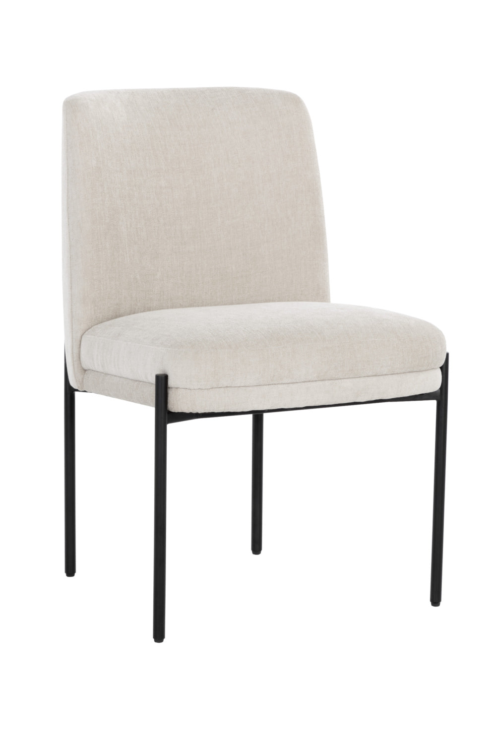  Modern European furniture - Textured Fabric Dining Chair - www.oroa.com
