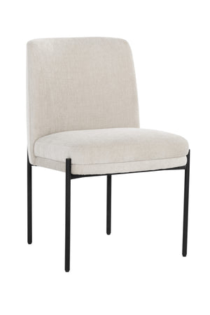  Modern European furniture - Textured Fabric Dining Chair - www.oroa.com