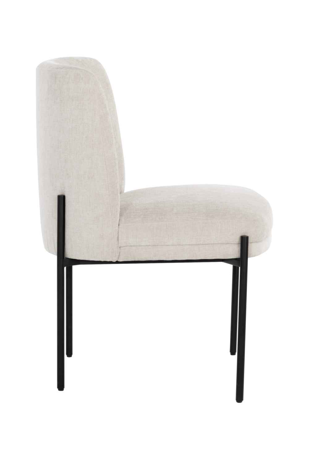 Modern European furniture - Textured Fabric Dining Chair - www.oroa.com