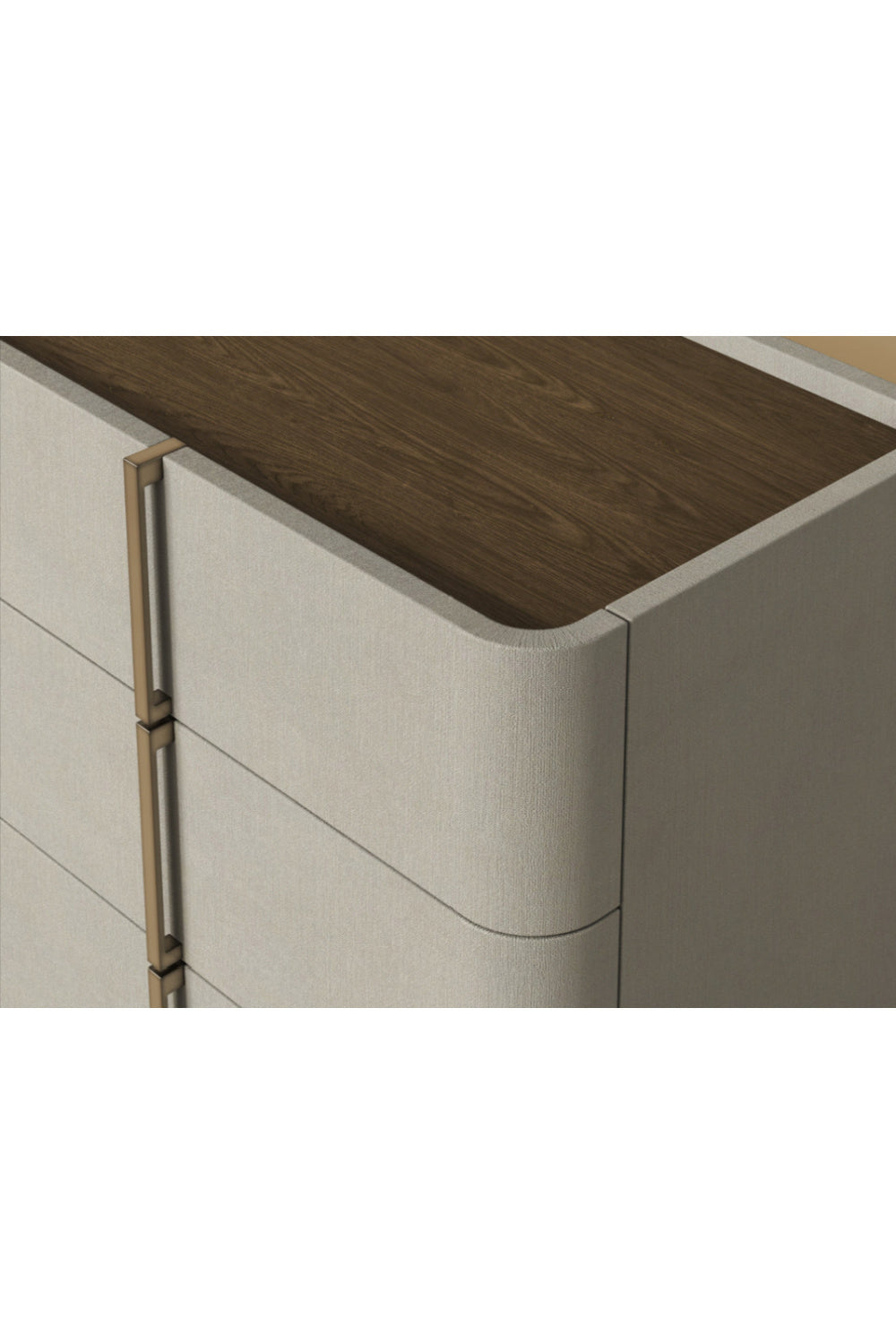 Modern European furniture - Leather-Look 6-Drawer Dresser - www.oroa.com