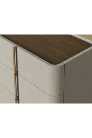 Modern European furniture - Leather-Look 6-Drawer Dresser - www.oroa.com