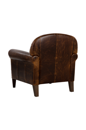 Modern European furniture - Sculpted Leather Lounge Chair - www.oroa.com
