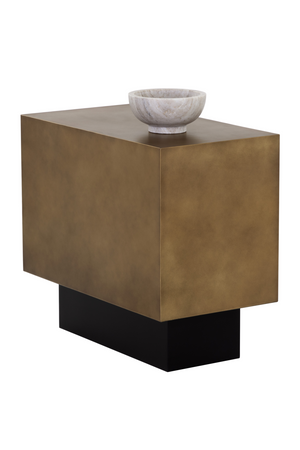   Modern European furniture - Rectangular Brass Side Table - www.oroa.com | Oroa.com