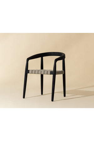 Modern European furniture - Woven Seat Indoor/Outdoor Dining Chair - www.oroa.com