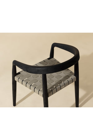Modern European furniture - Woven Seat Indoor/Outdoor Dining Chair - www.oroa.com