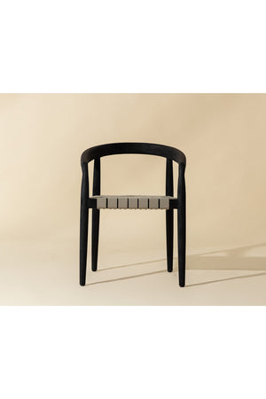 Modern European furniture - Woven Seat Indoor/Outdoor Dining Chair - www.oroa.com