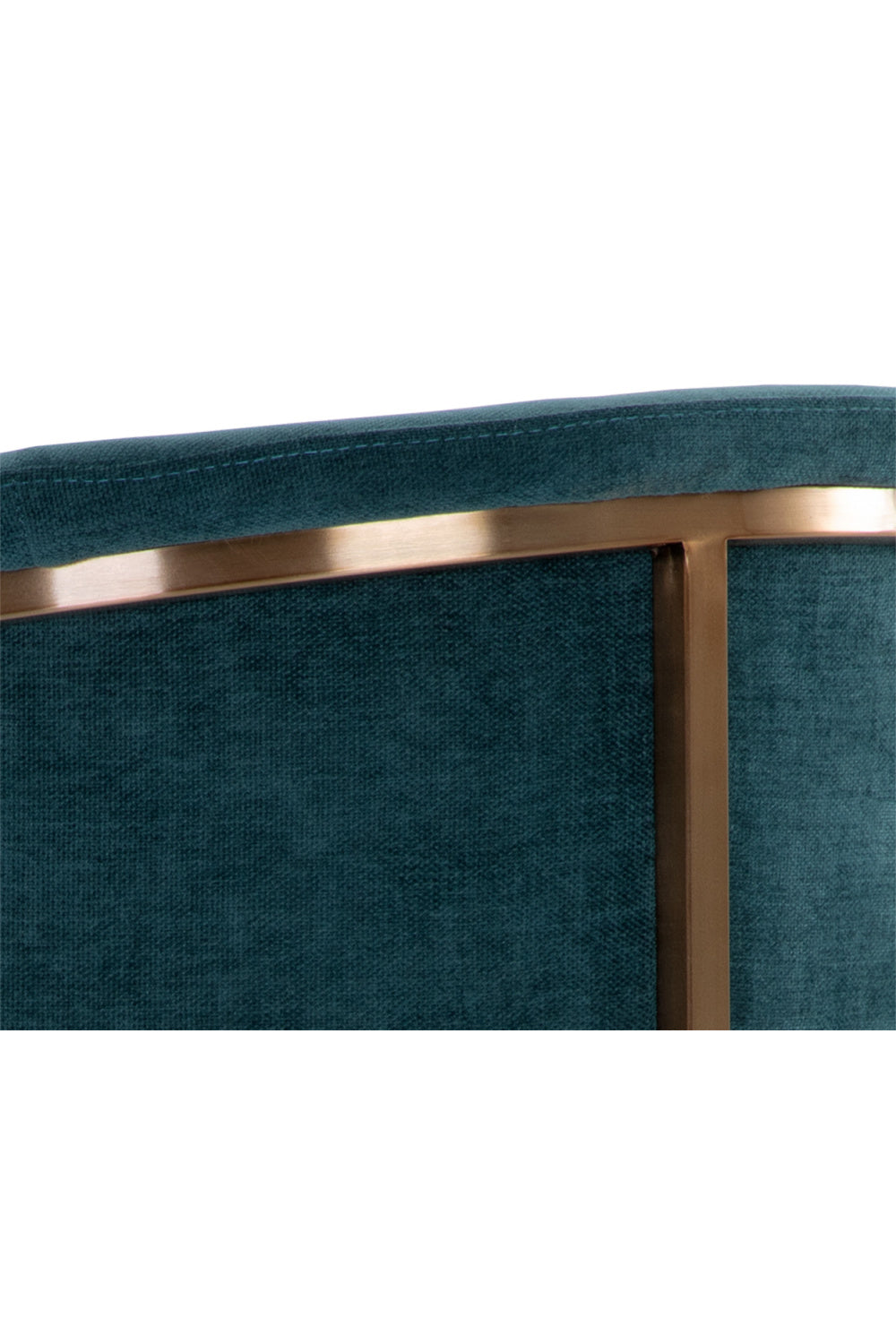   Modern European furniture - Teal Fabric Cantilevered Dining Chair - www.oroa.com | Oroa.com