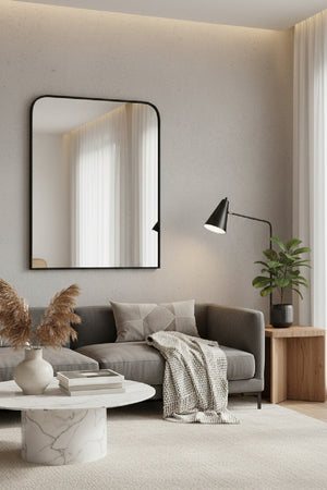   Modern European furniture - Iron Framed Wall Mirror - www.oroa.com | Oroa.com