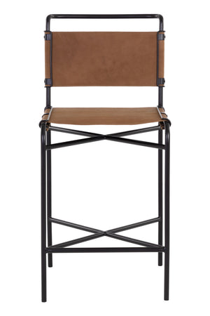 Modern European furniture - Classic Leather Counter Stool - www.oroa.com