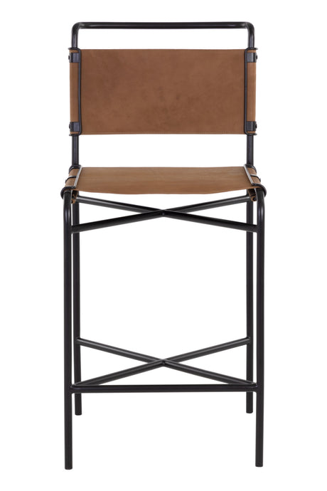 Modern European furniture - Classic Leather Counter Stool - www.oroa.com