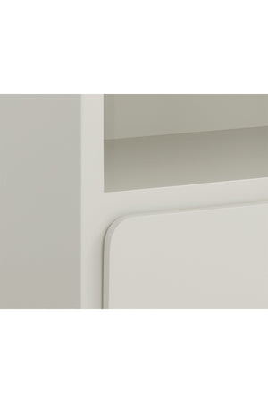 Modern European furniture - Rectangular Cream Bedside Table - www.oroa.com