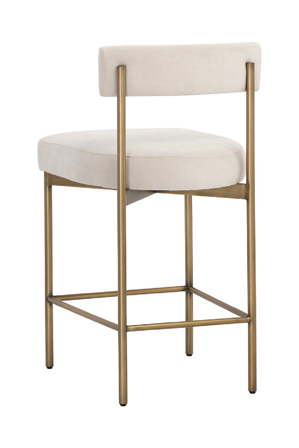 Modern European furniture - Low Back Fabric Counter Stool - www.oroa.com