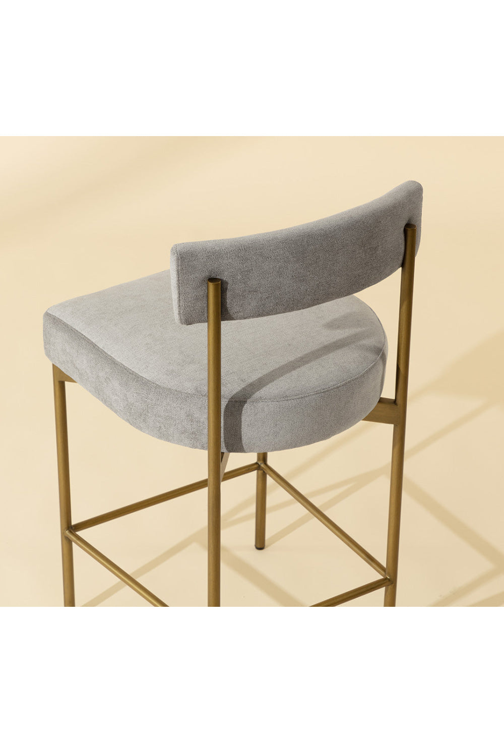 Modern European furniture - Low Back Fabric Counter Stool - www.oroa.com