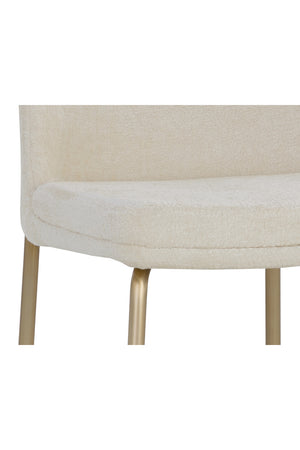 Modern European furniture - Antique Brass Fabric Counter Stool - www.oroa.com