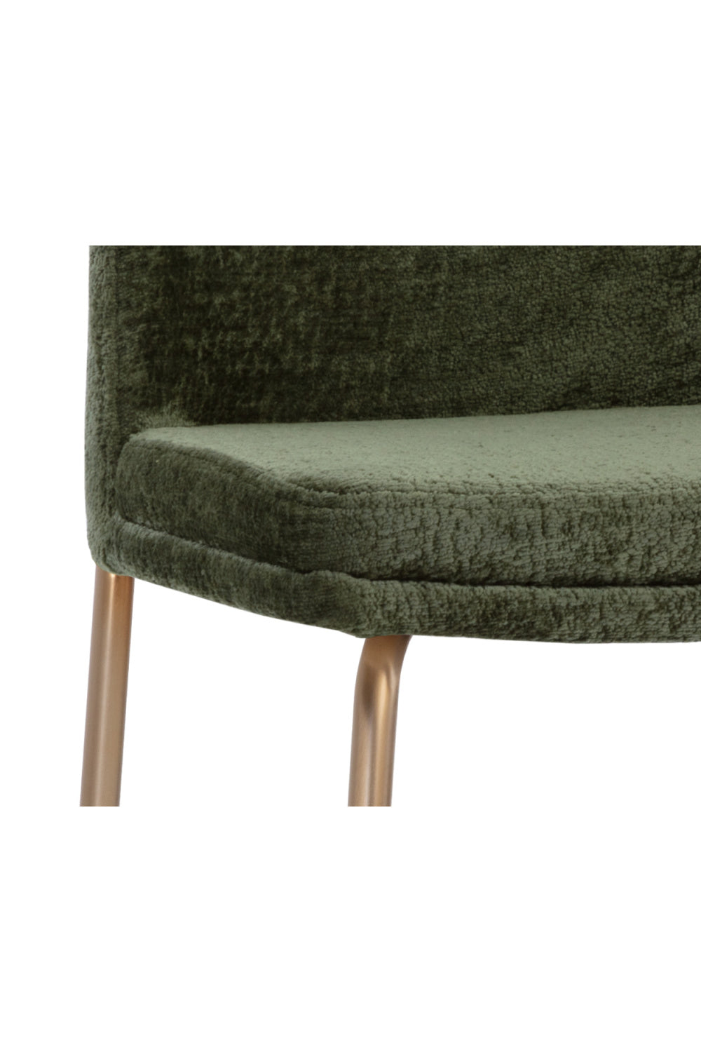 Modern European furniture - Antique Brass Fabric Counter Stool - www.oroa.com