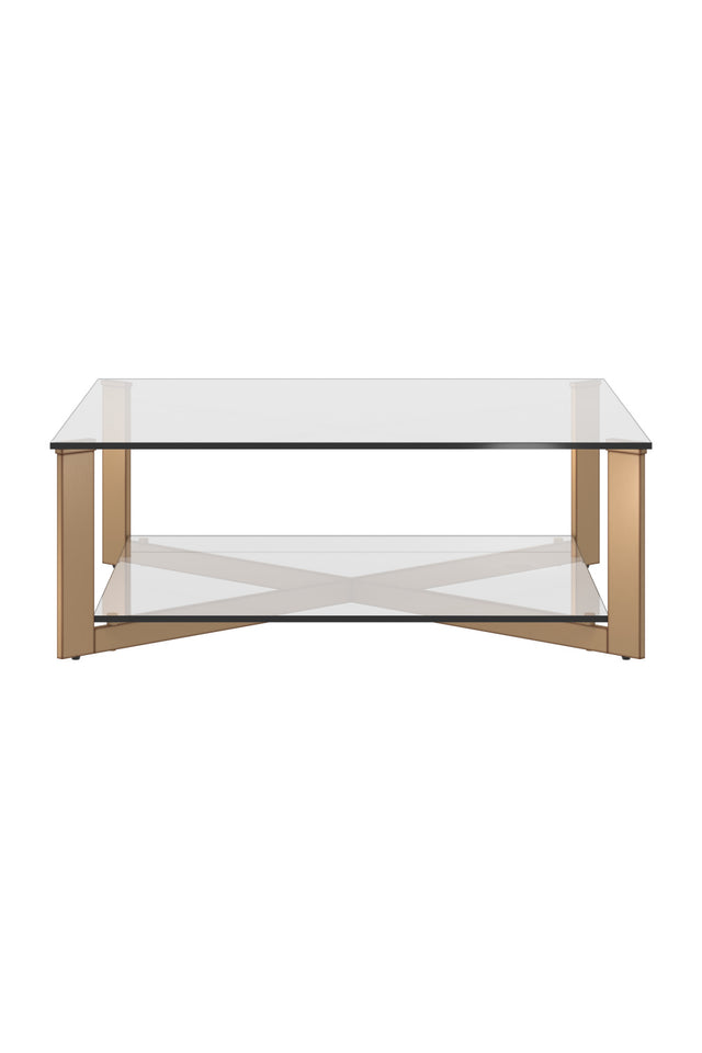 Square Glass Coffee Table | Splendido Xavier | Oroa.com