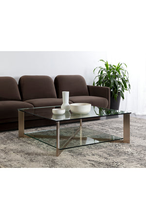 Square Glass Coffee Table | Splendido Xavier | Oroa.com