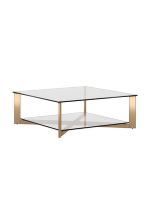Square Glass Coffee Table | Splendido Xavier | Oroa.com