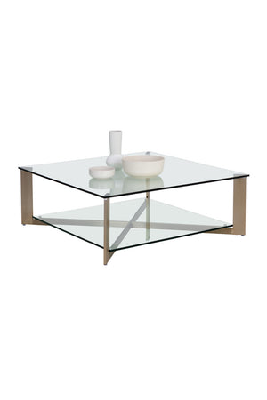 Square Glass Coffee Table | Splendido Xavier | Oroa.com