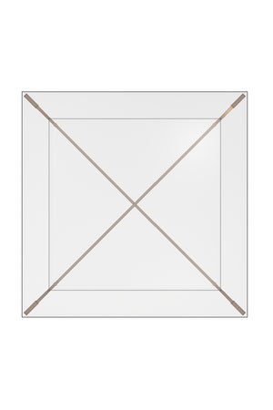 Square Glass Coffee Table | Splendido Xavier | Oroa.com