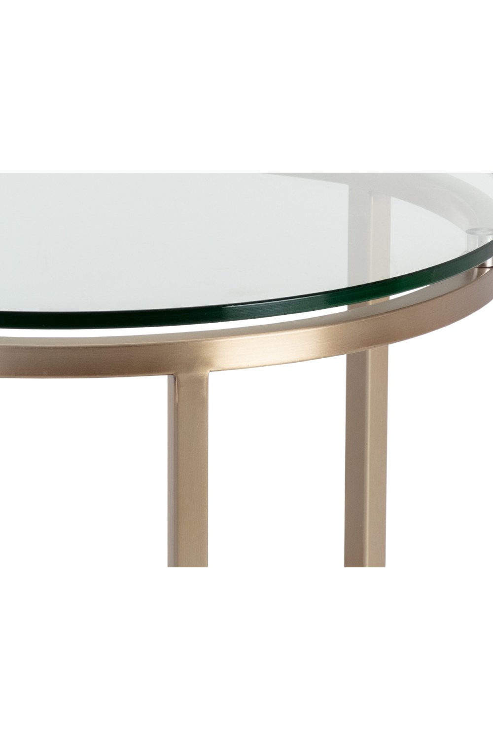   Tempered Glass Round End Table  Modern European furniture - www.oroa.com | Oroa.com