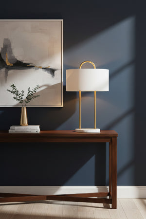   Modern European furniture - Drum Shade Table Lamp - www.oroa.com | Oroa.com